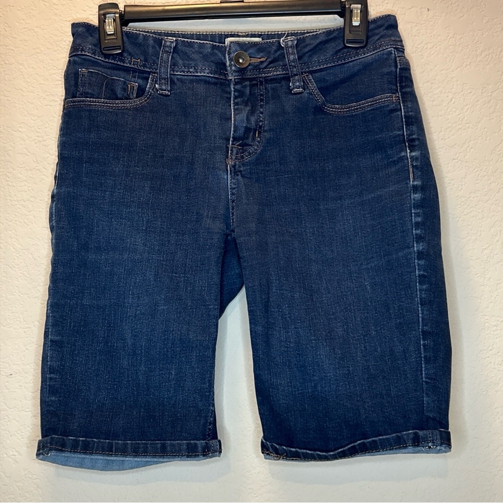 St. John's Bay Dark Blue Women's Bermudas
